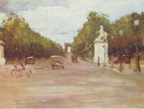 Paris Scene oil painting